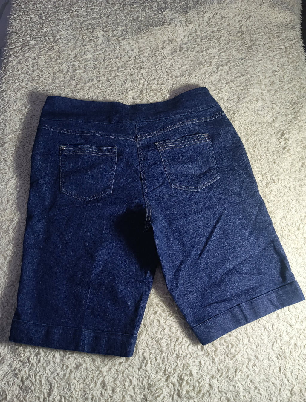 women jean short (DEEP BLUE)
