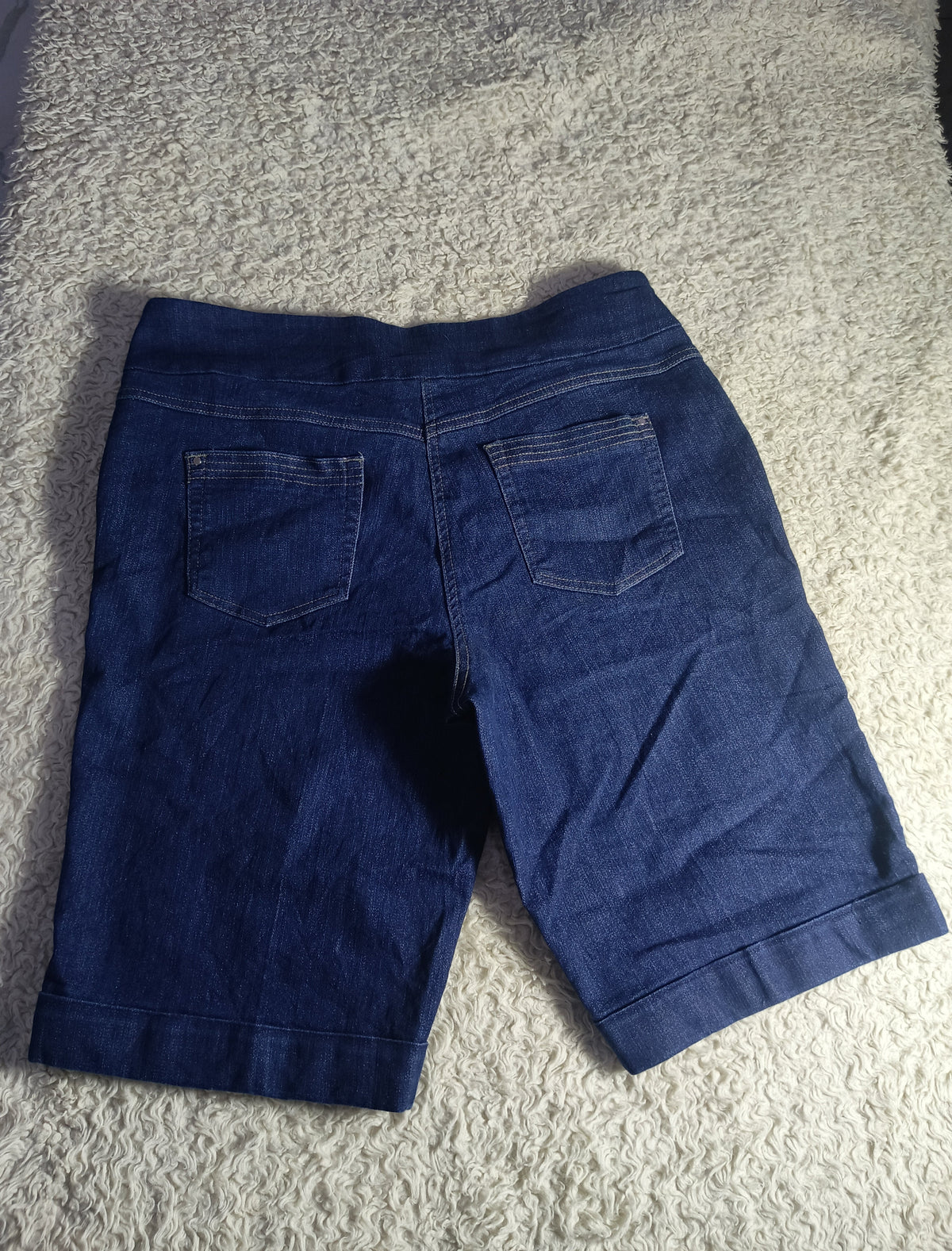 women jean short (DEEP BLUE)
