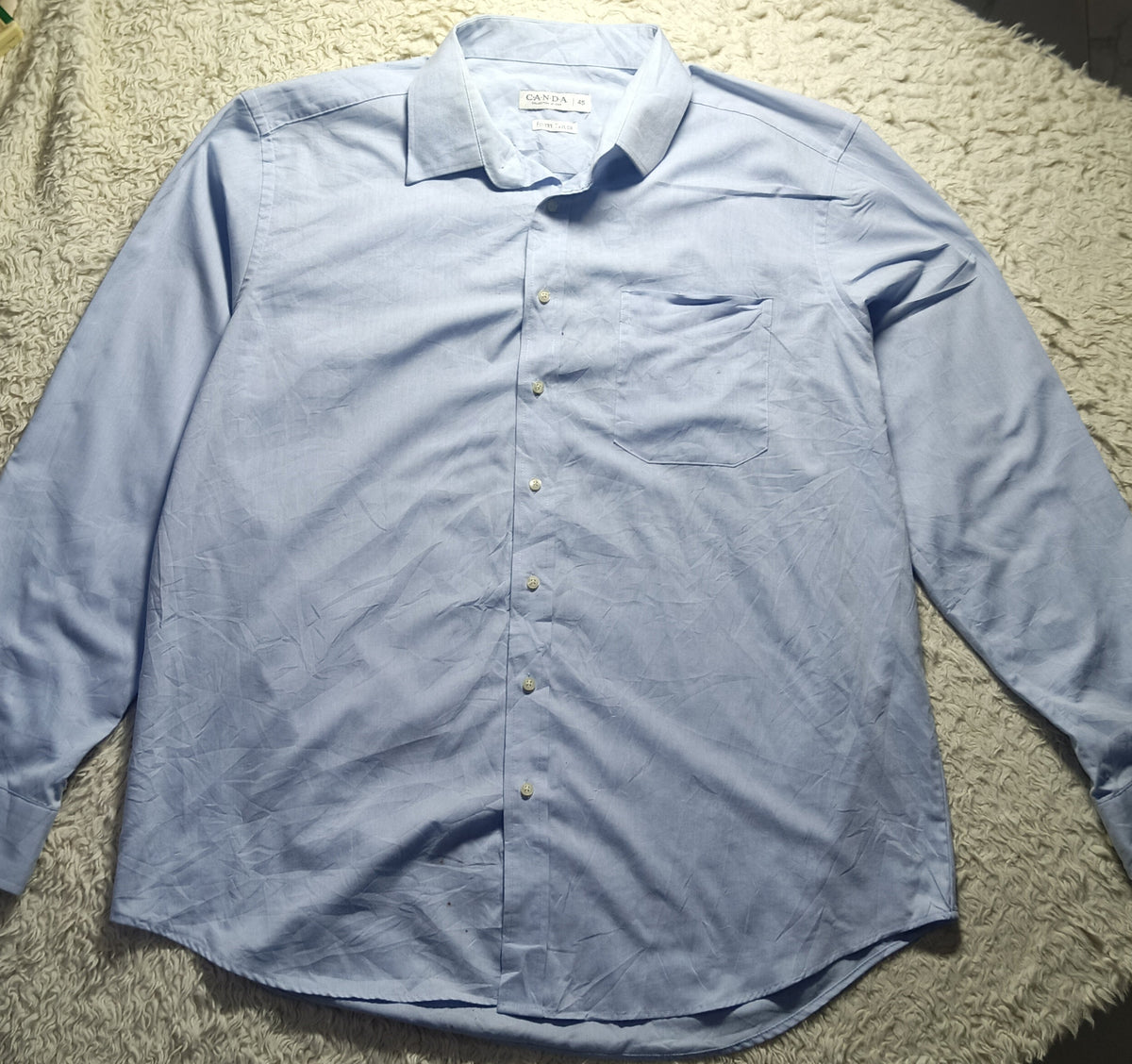 Men's Cotton Shirt (skyblue)