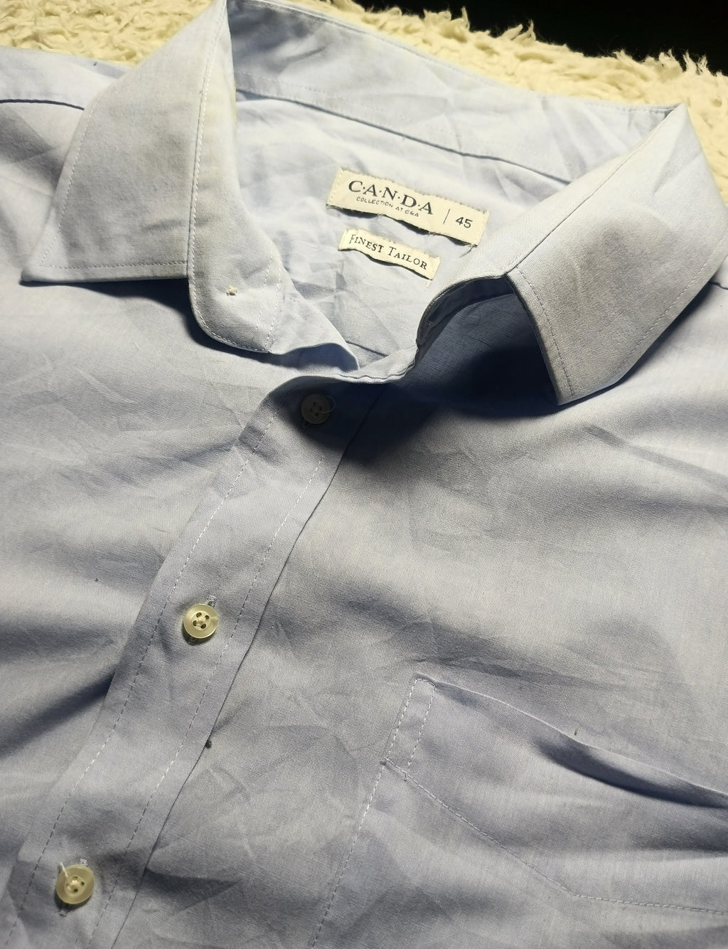 Men's Cotton Shirt (skyblue)