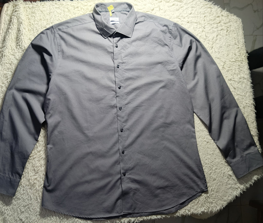 Men's Cotton Shirt (dark gray)