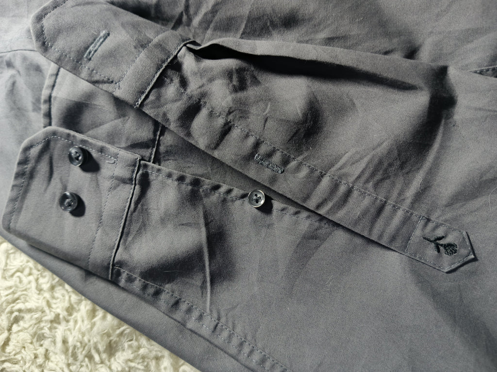 Men's Cotton Shirt (dark gray)
