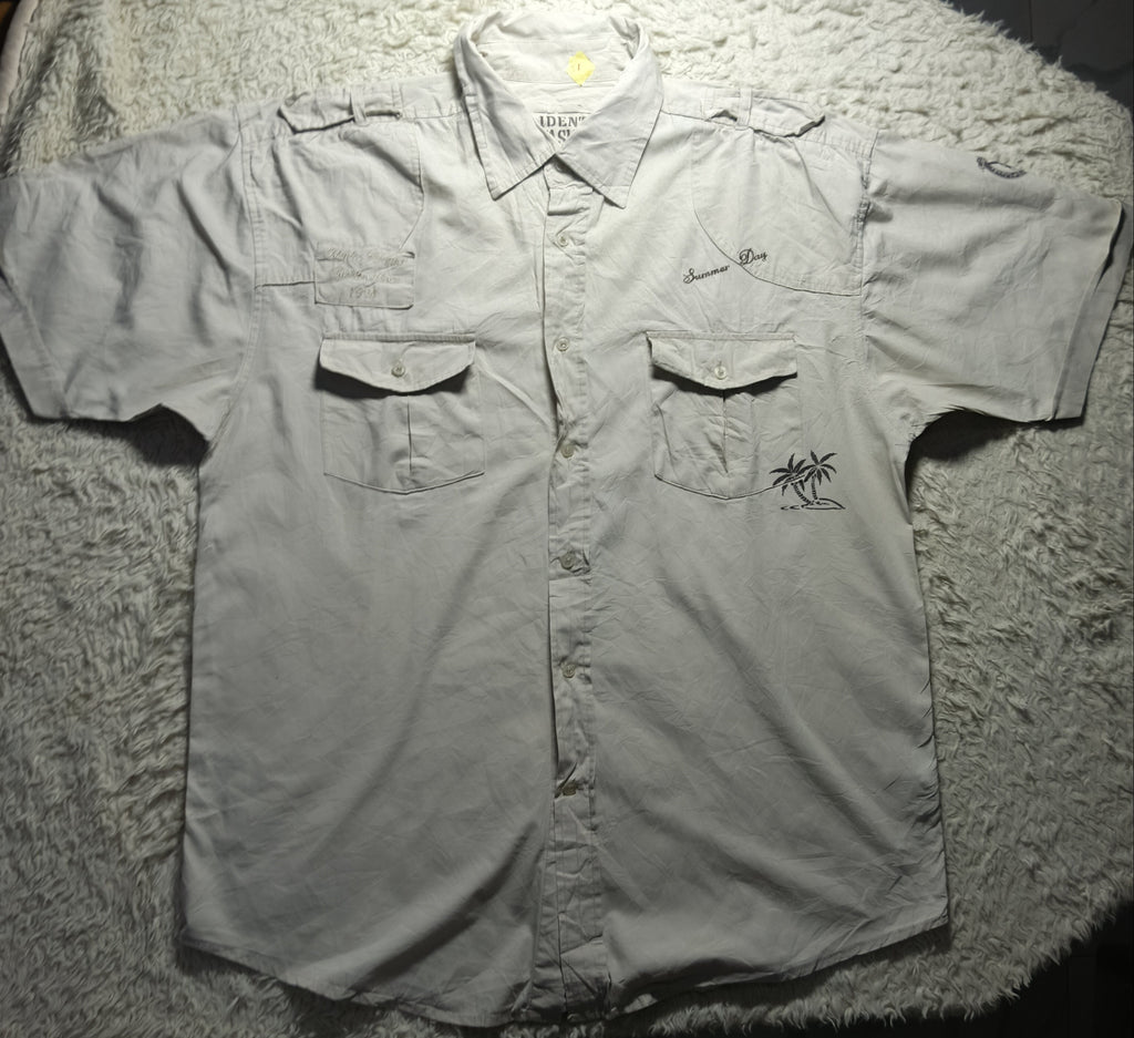 Men's Cotton Shirt (off white)