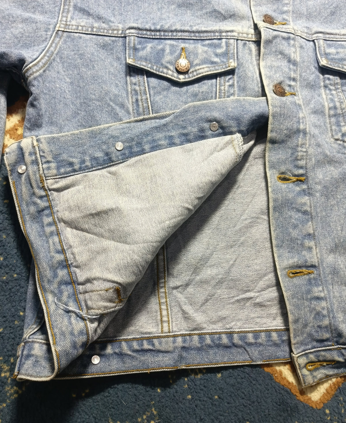 Unisex Denim Jean  Jacket-Vintage Thrift
