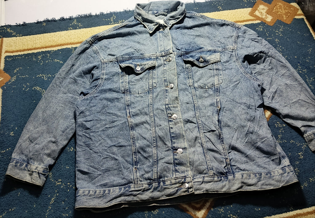 Women Denim Jean  Jacket-Vintage Thrift
