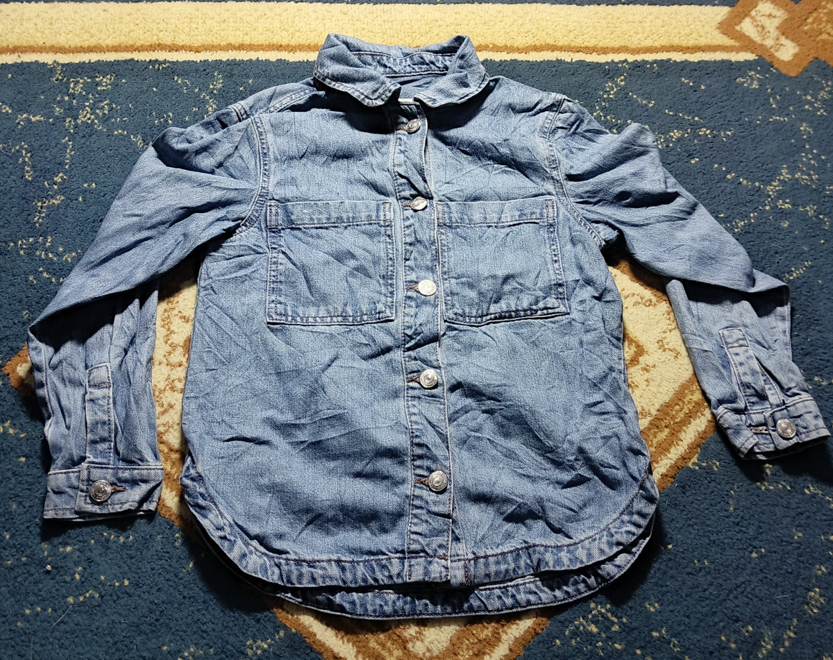 kids denim Jean Jacket-7-8 Years |Thrift