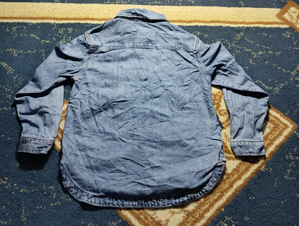 kids denim Jean Jacket-7-8 Years |Thrift
