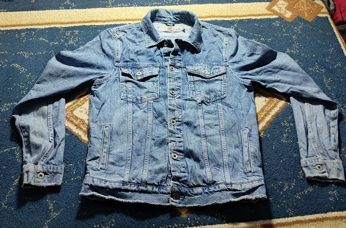 Unisex Denim Jean Jacket-Vintage Thrift