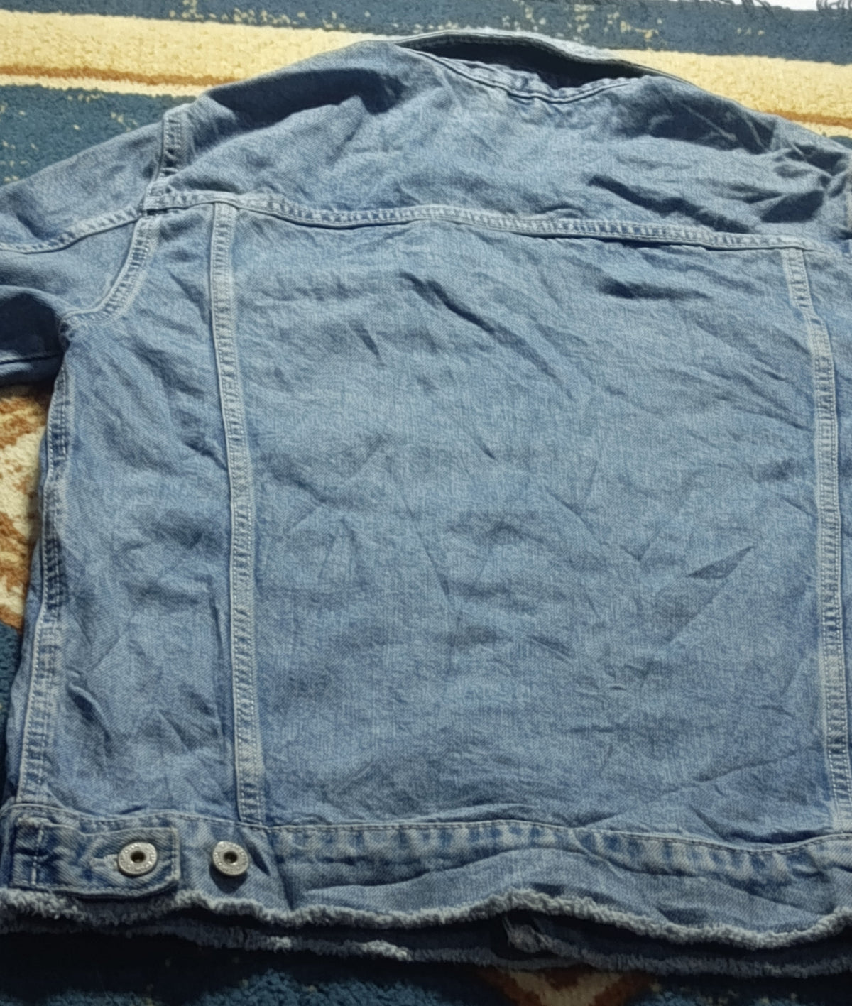 Unisex Denim Jean Jacket-Vintage Thrift