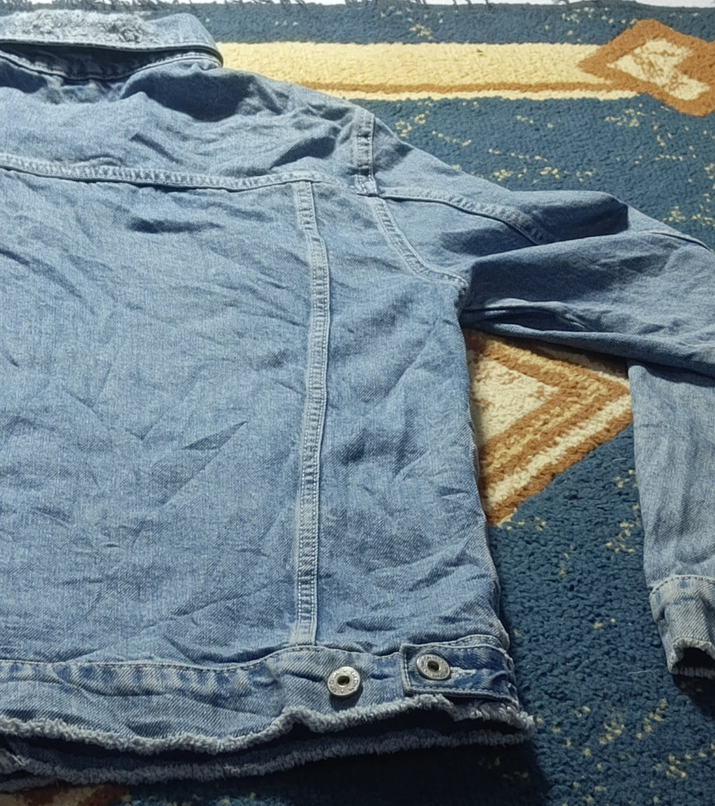 Unisex Denim Jean Jacket-Vintage Thrift
