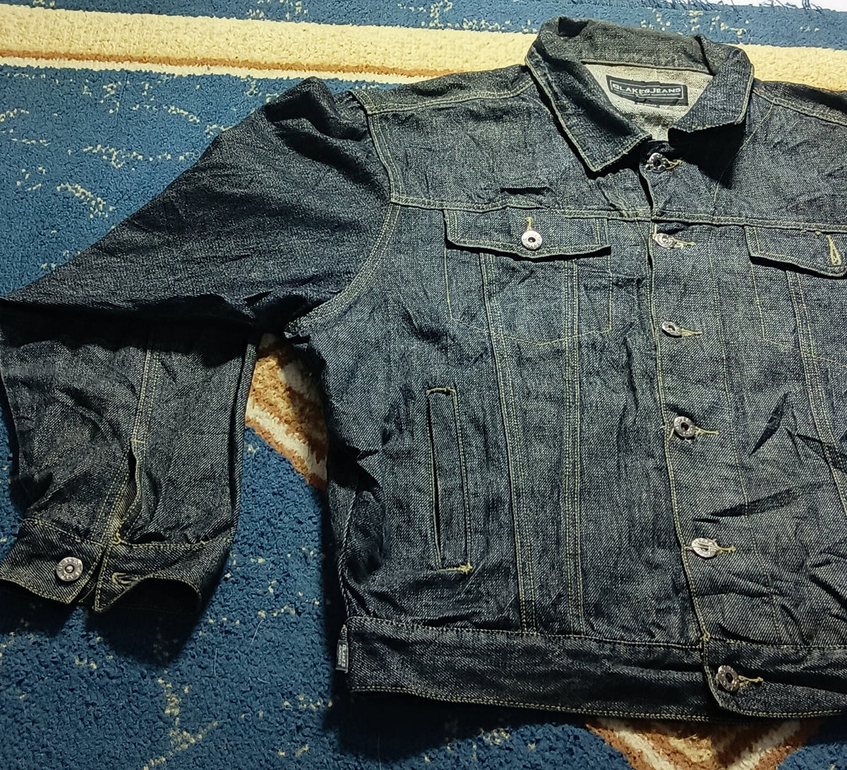 Unisex Denim Jean Jacket-Vintage Thrift