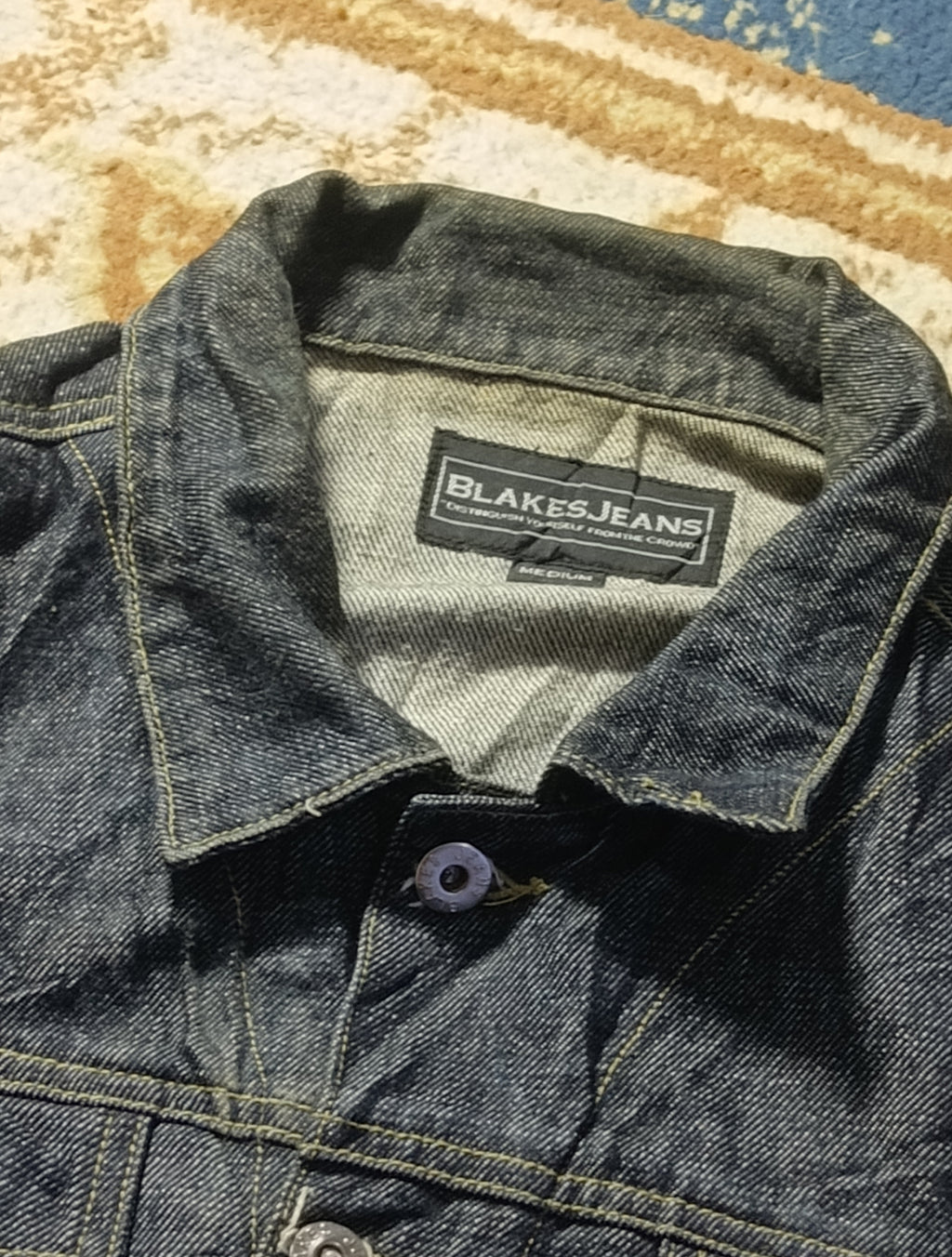 Unisex Denim Jean Jacket-Vintage Thrift