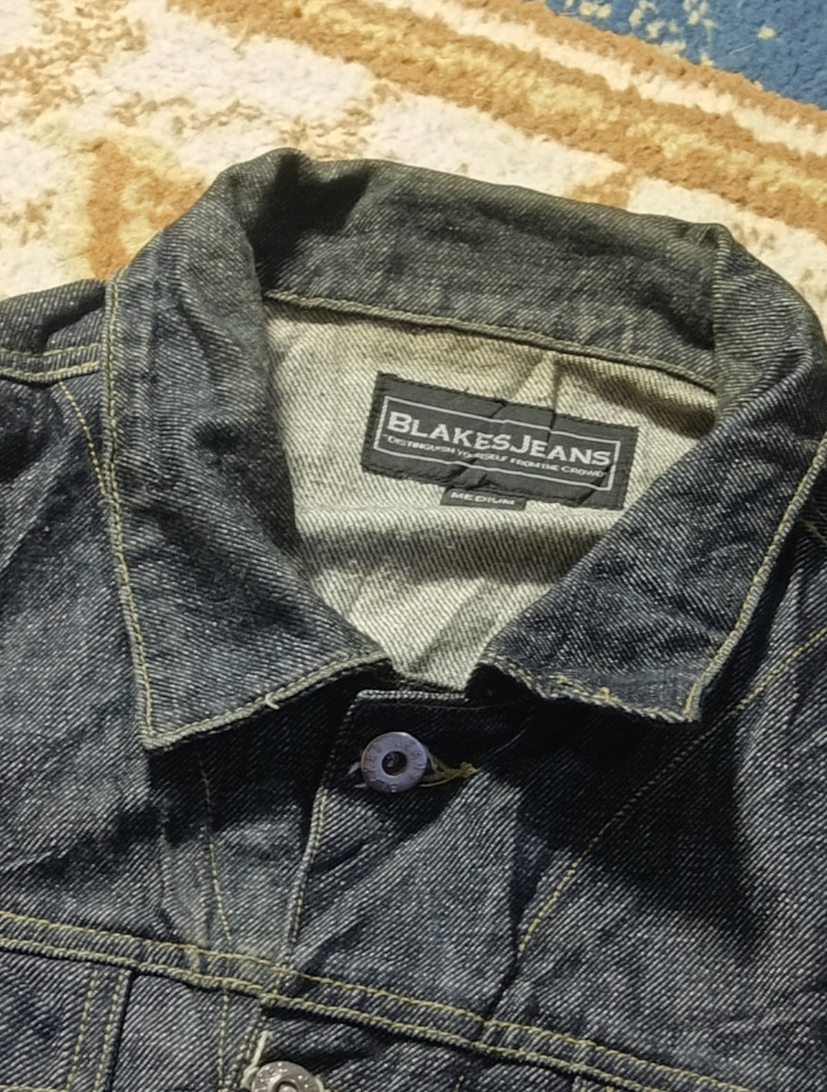 Unisex Denim Jean Jacket-Vintage Thrift