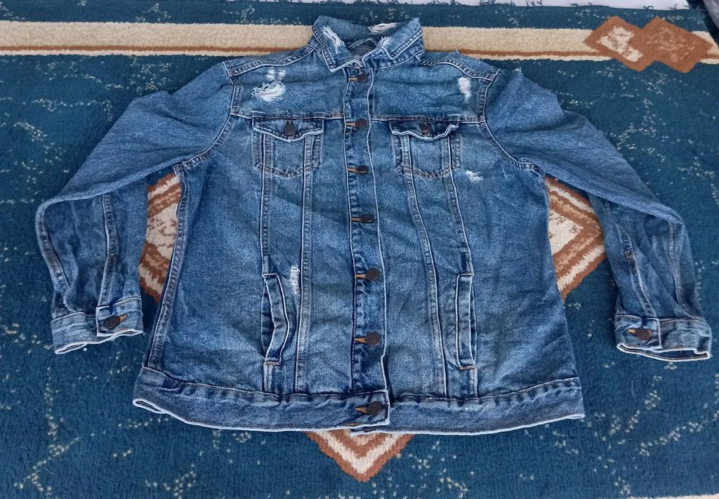 Unisex Denim Jean  Jacket-Vintage Thrift