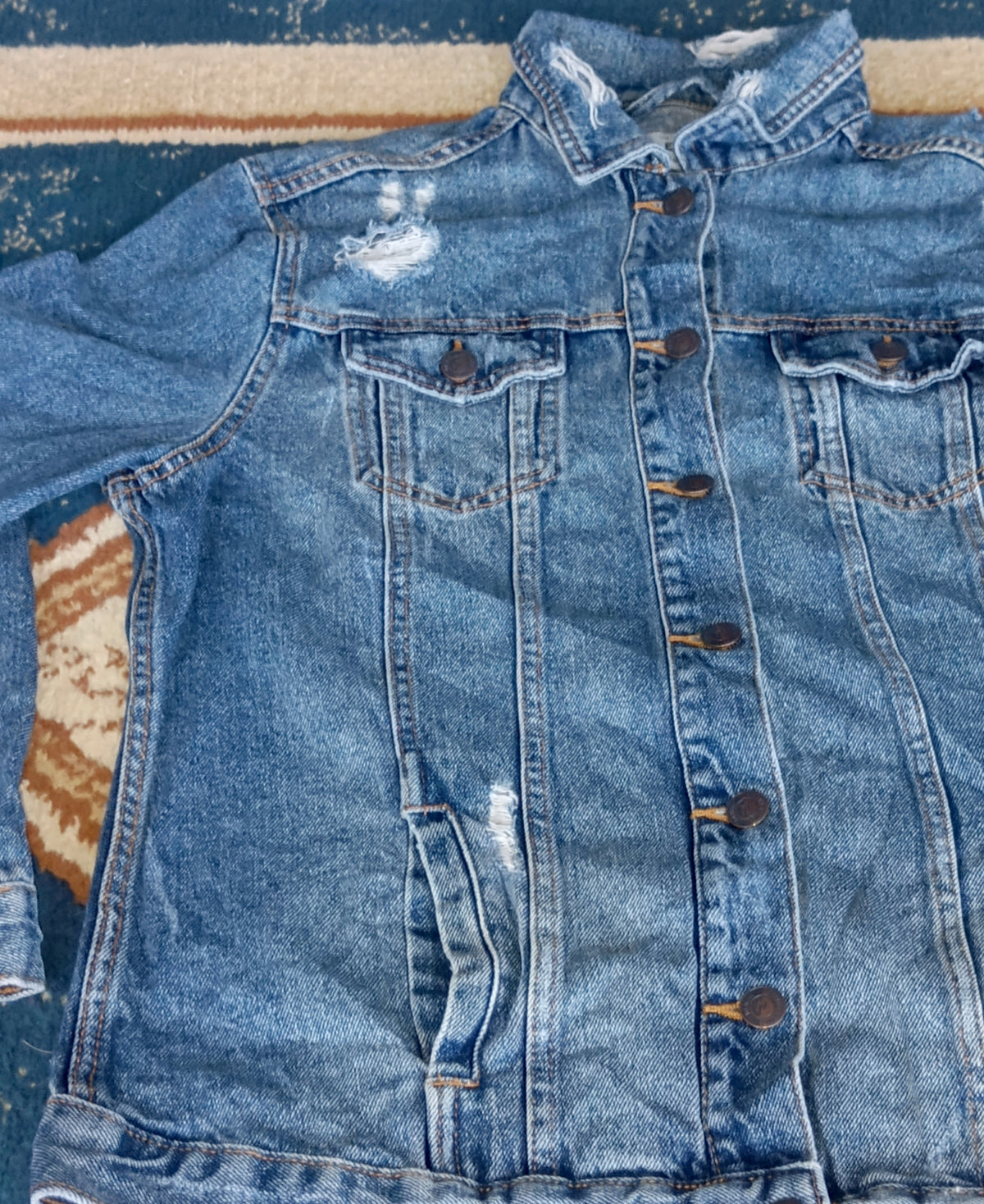 Unisex Denim Jean  Jacket-Vintage Thrift