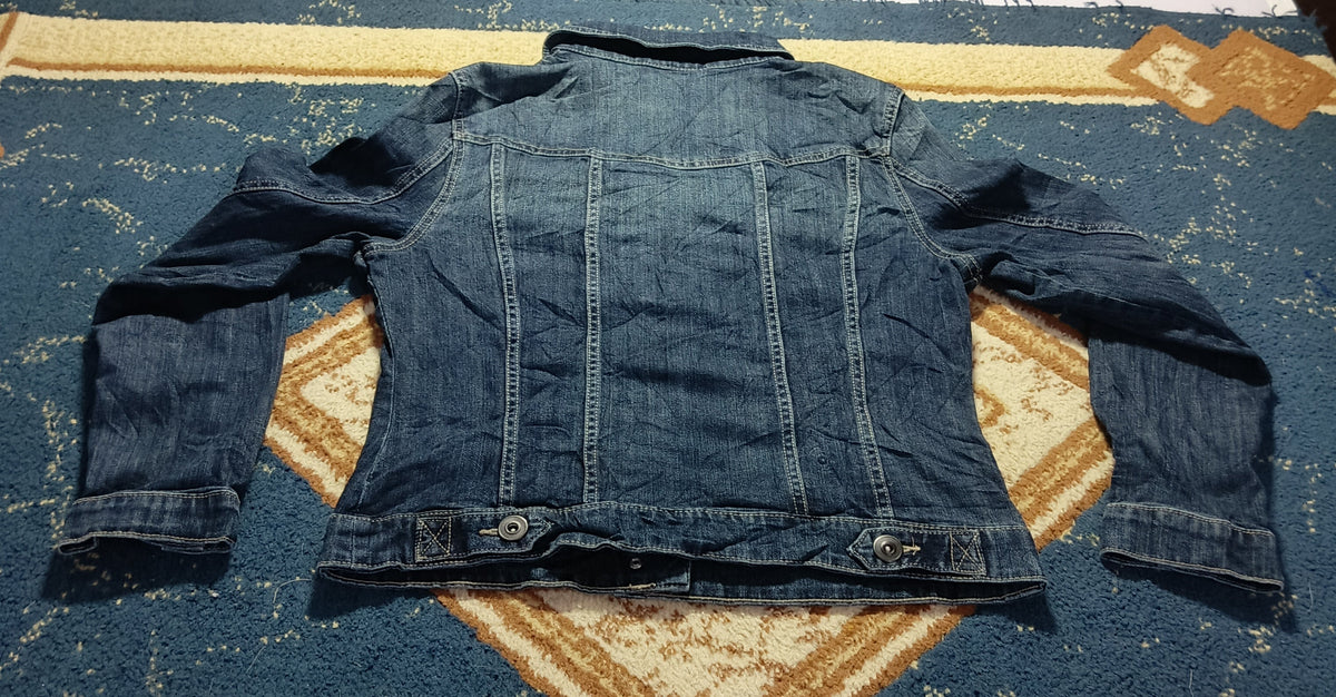 Women Denim Jean  Jacket-Vintage Thrift
