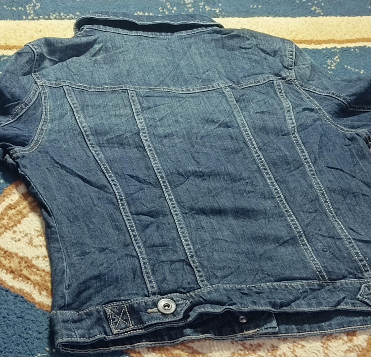 Women Denim Jean  Jacket-Vintage Thrift