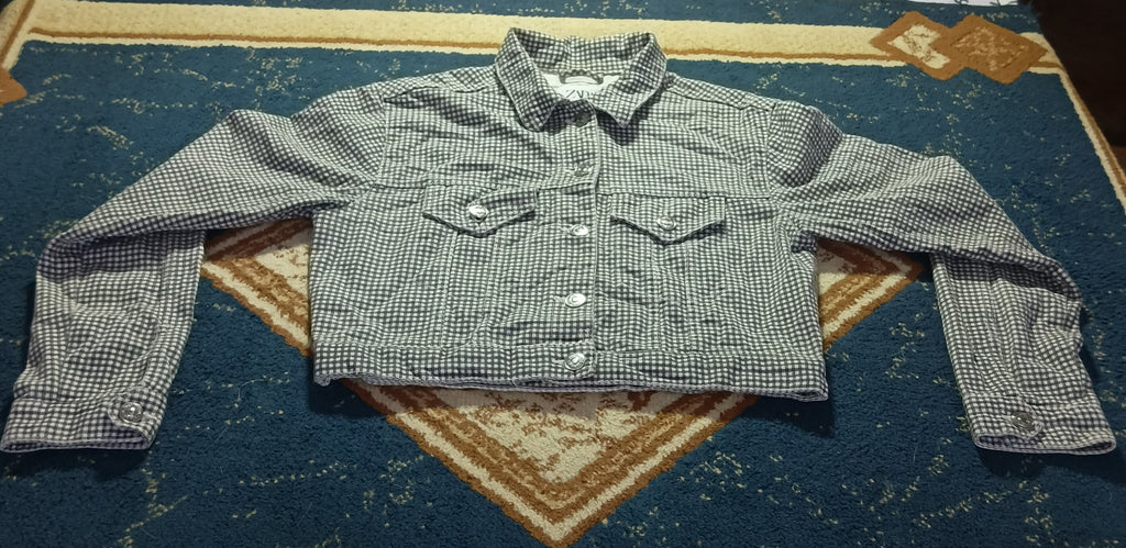 Women Cropped Jacket-Vintage Thrift