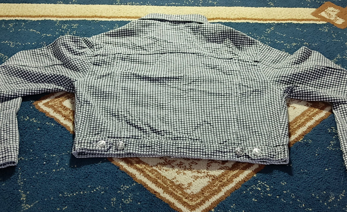 Women Cropped Jacket-Vintage Thrift
