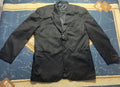 Men's Suit Jacket-charcoal Gray Pinstripe-Thrift