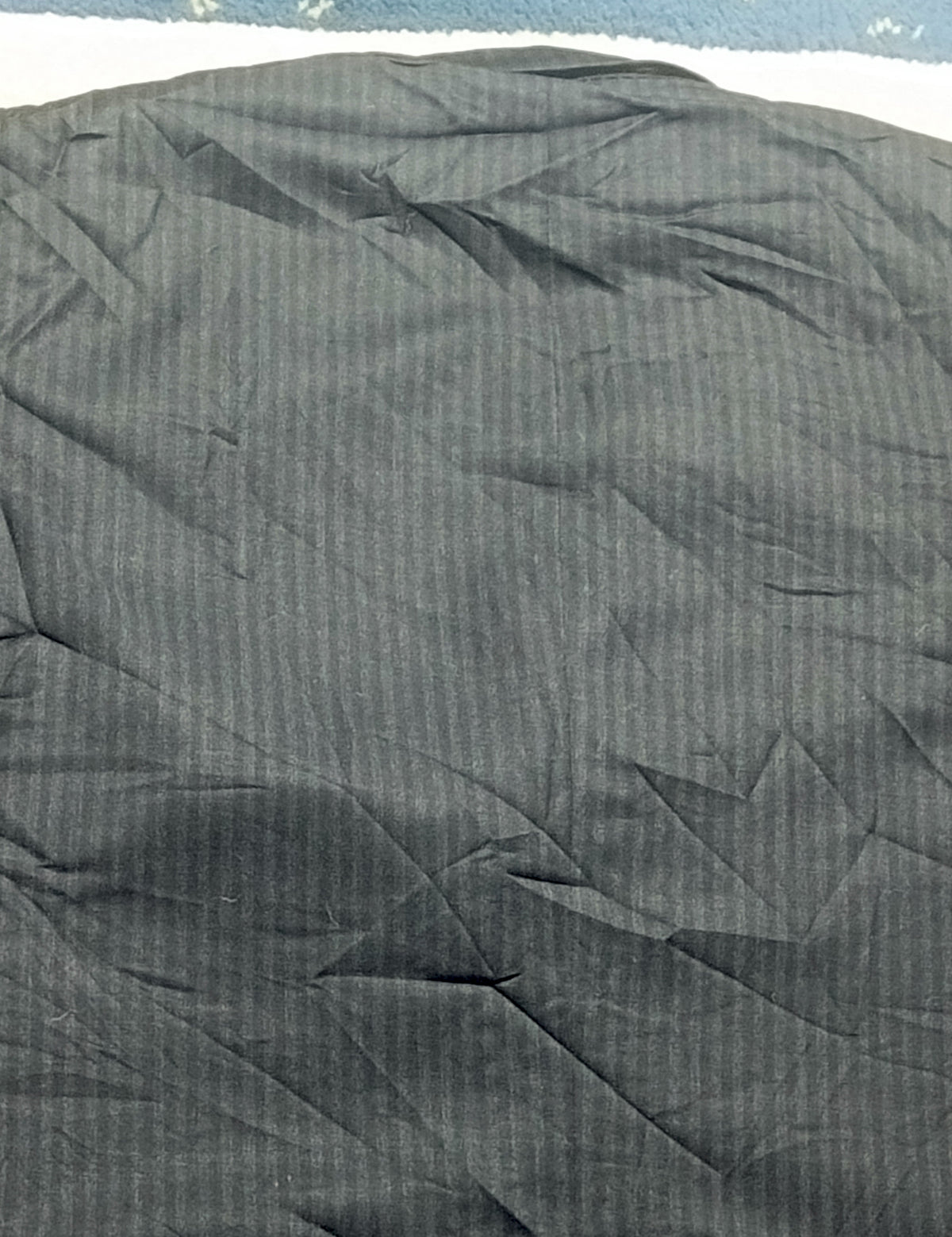 Men's Suit Jacket-charcoal Gray Pinstripe-Thrift