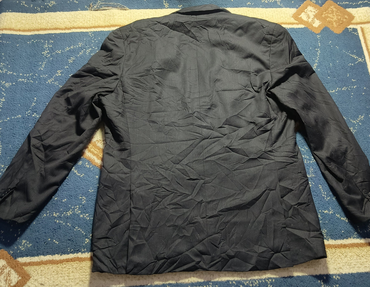 Men's Suit Jacket - Black Stripe-Thrift