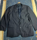 Men's Suit Jacket - Dark Navy Blue -Thrift