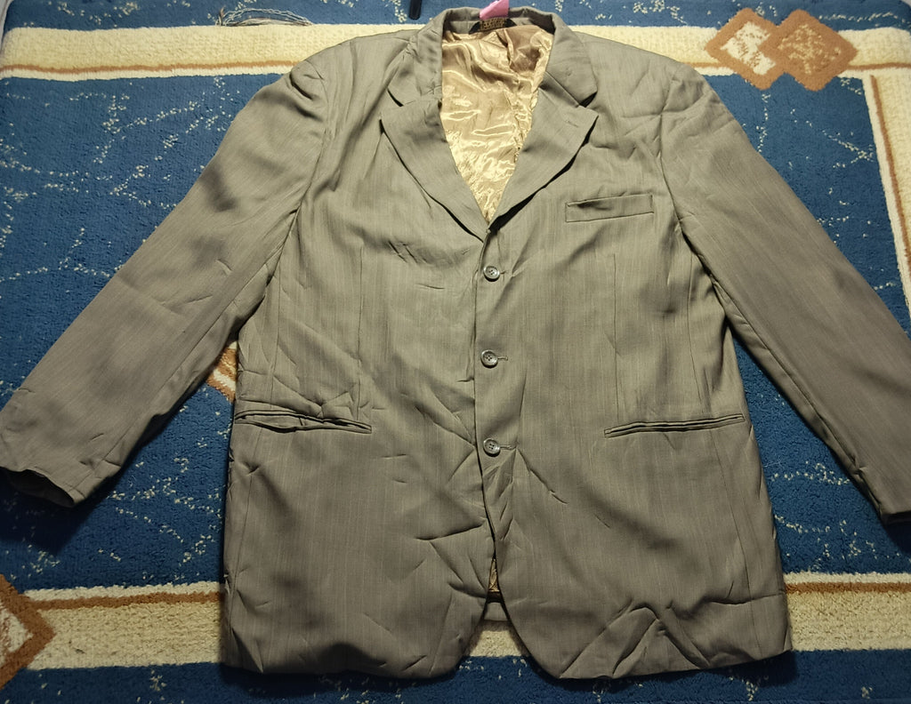 Men's Suit Jacket- Beige -Thrift