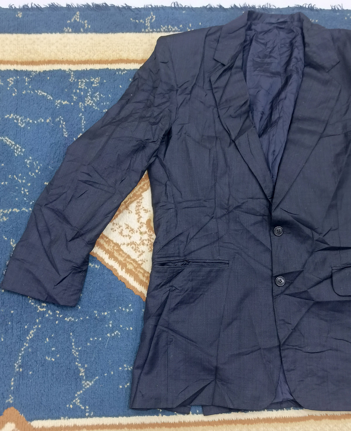Men's Suit Jacket -Navy blue-Thrift