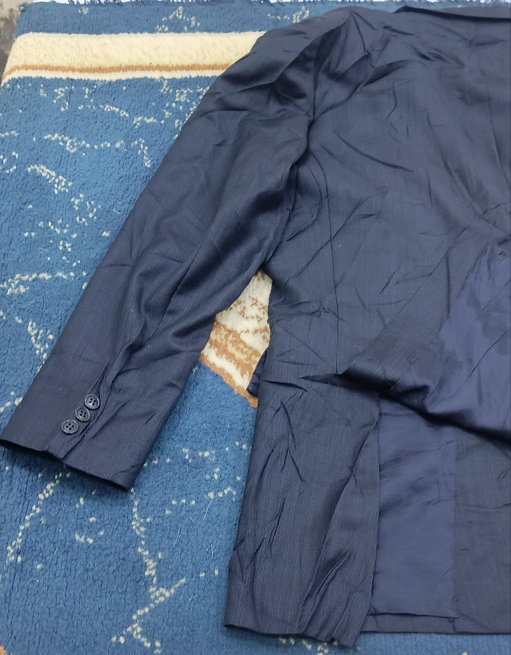 Men's Suit Jacket -Navy blue-Thrift