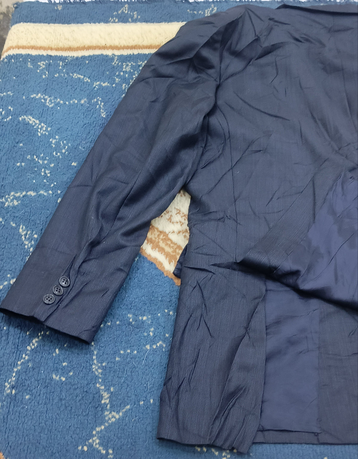 Men's Suit Jacket -Navy blue-Thrift
