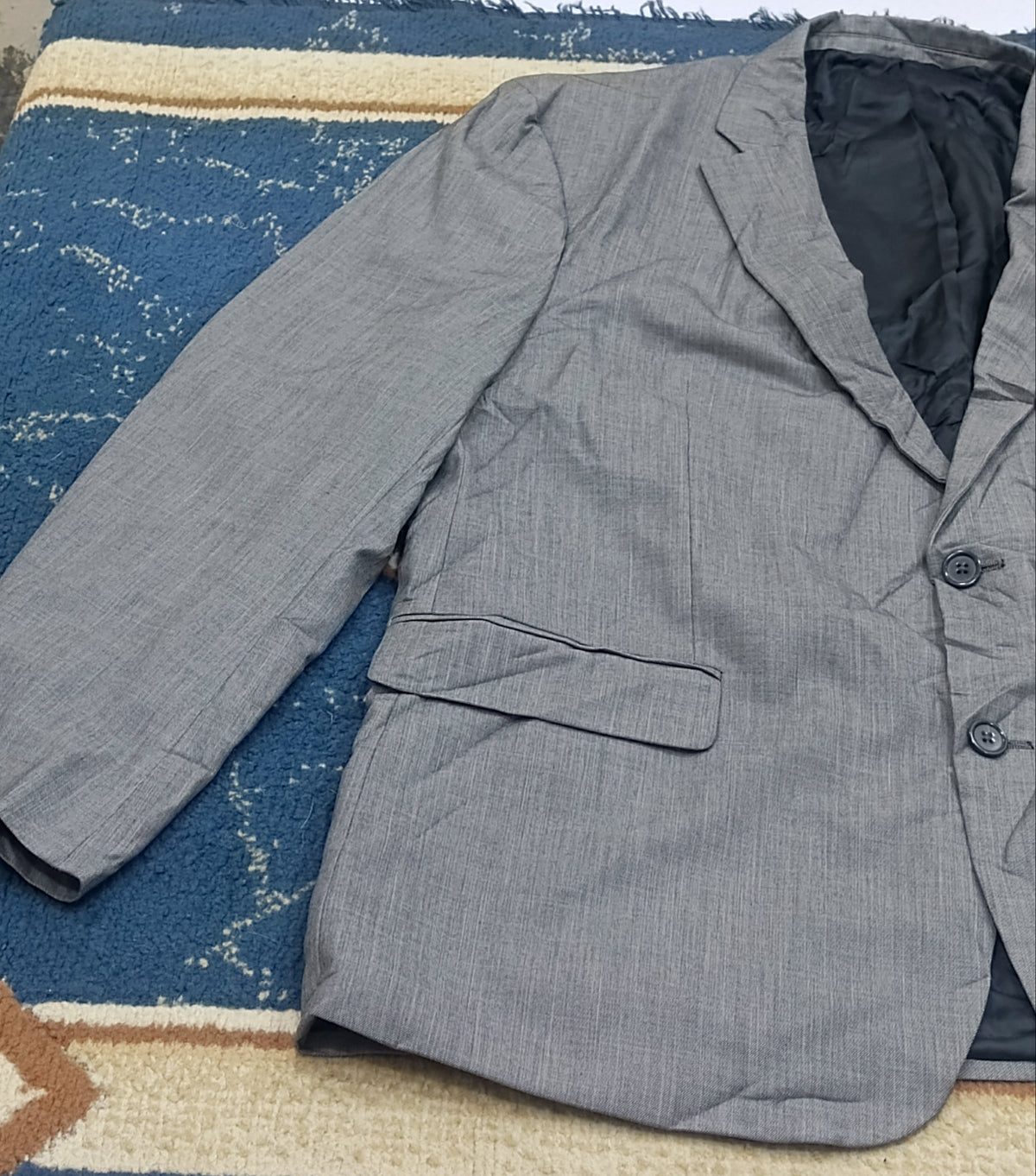Men's Suit Jacket -Light Ash-Thrift