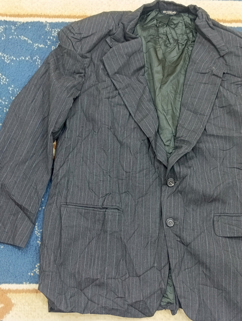 Men's Suit Jacket - Dark gray -Thrift