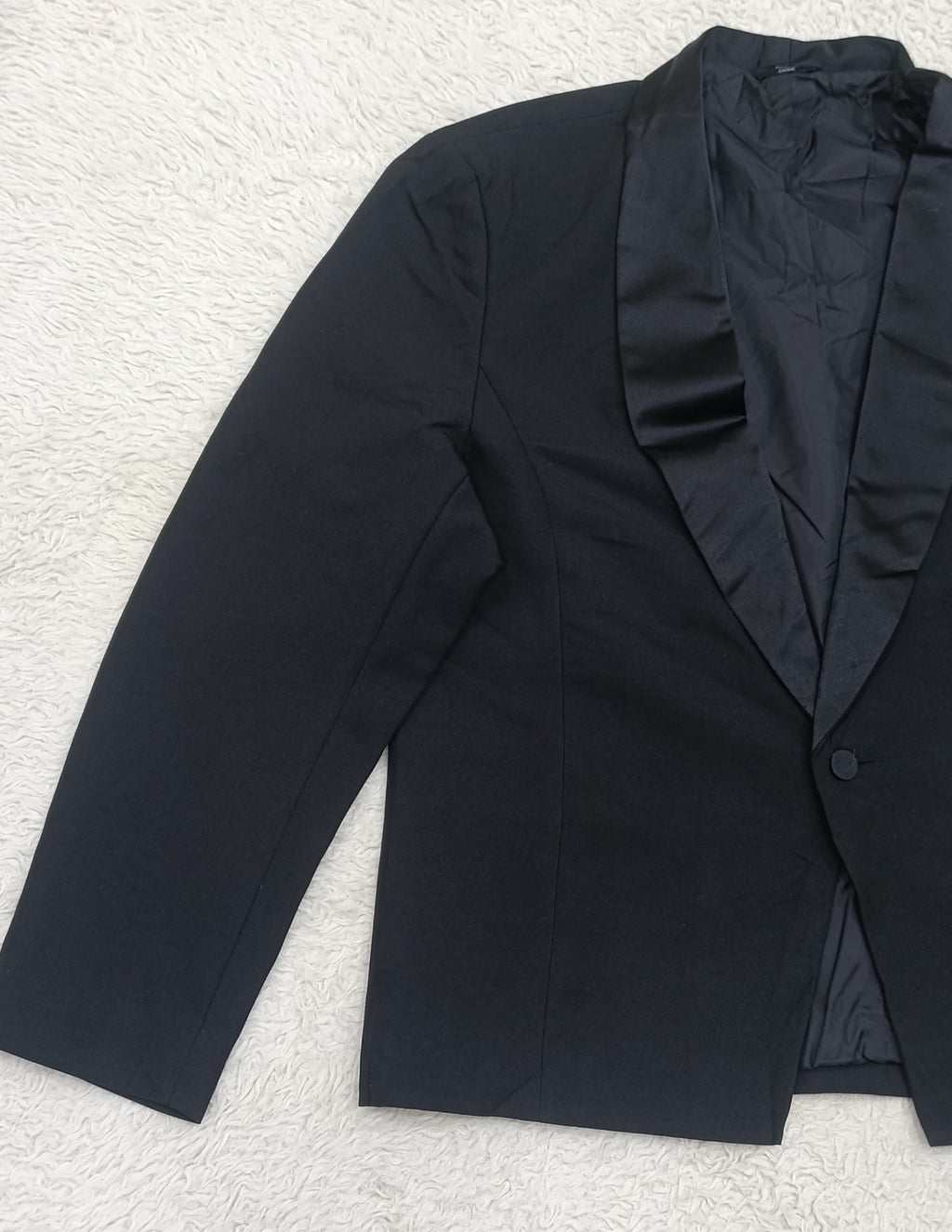 Men's Tuxedo Jacket - Black -Thrift