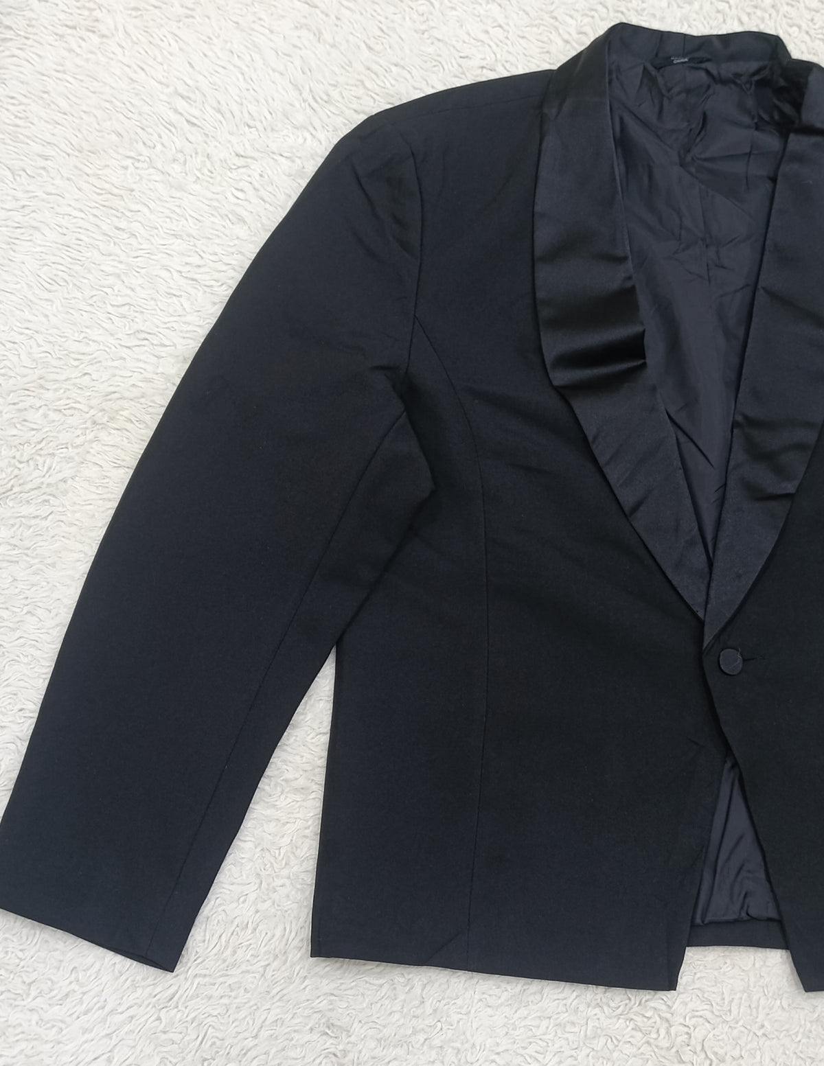 Men's Tuxedo Jacket - Black -Thrift