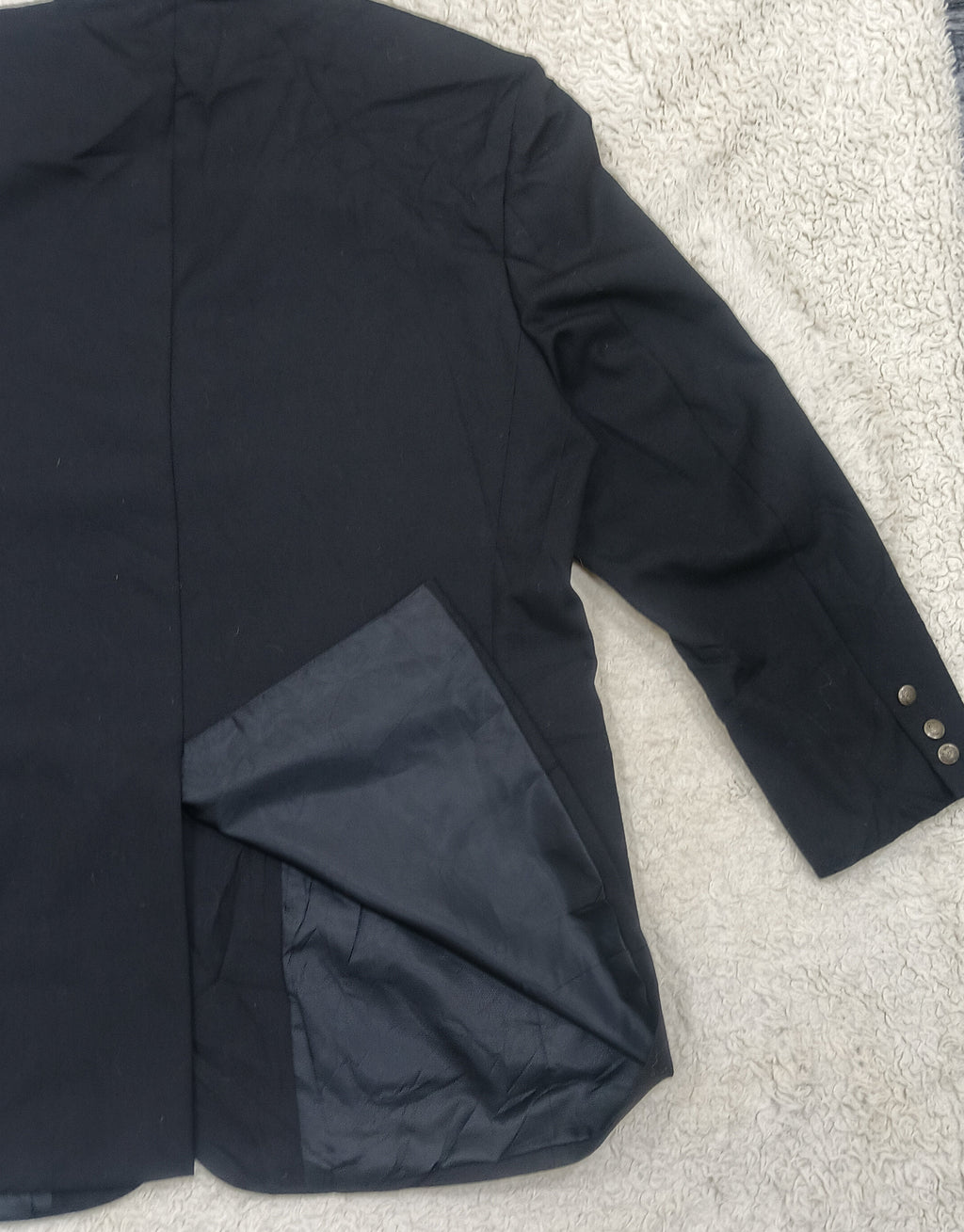 Men's Suit Jacket -  black -Thrift