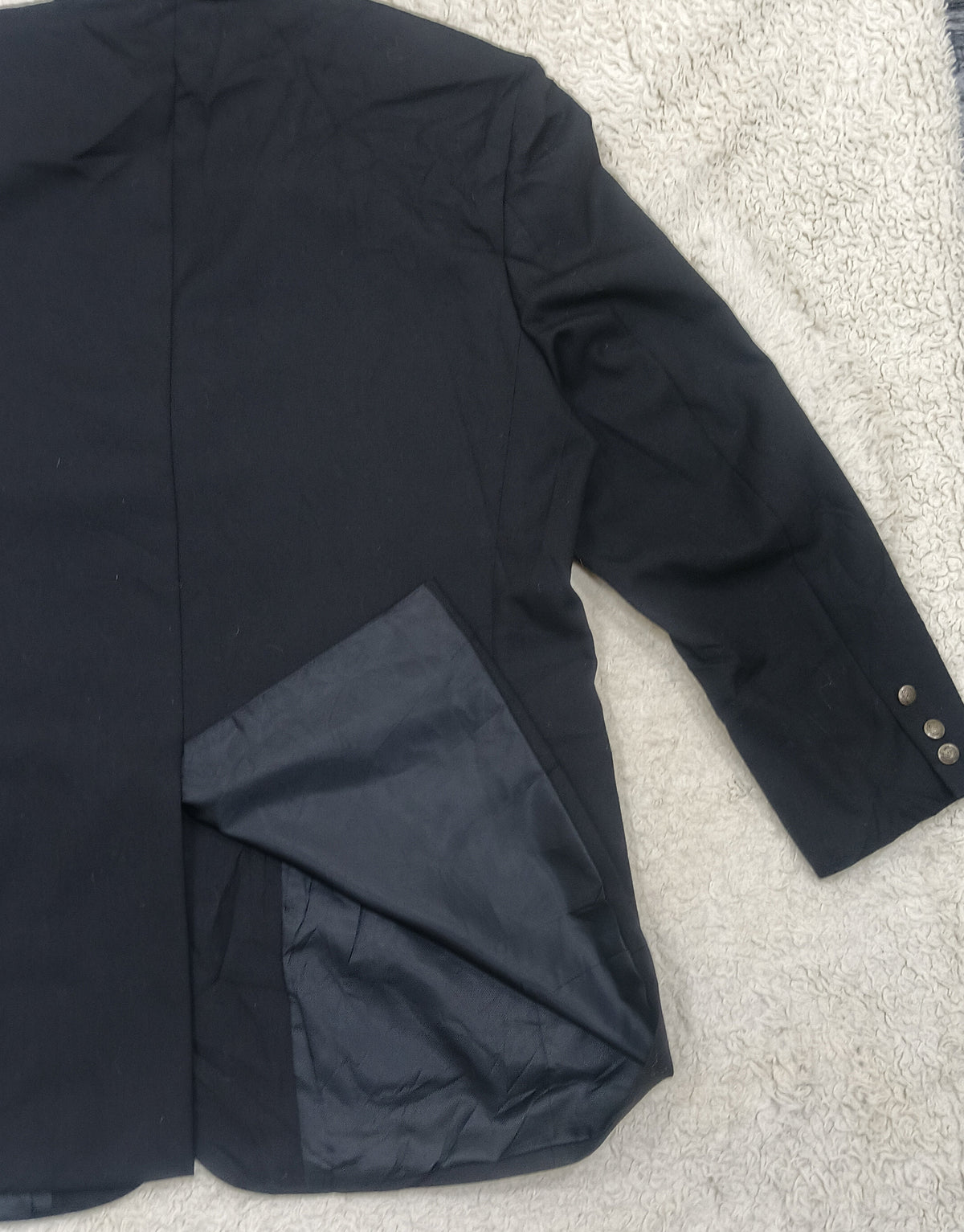 Men's Suit Jacket -  black -Thrift