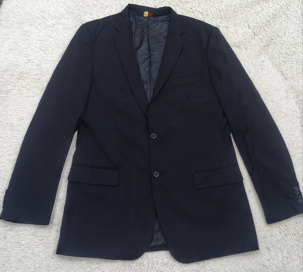 Men's Suit Jacket -  black -Thrift
