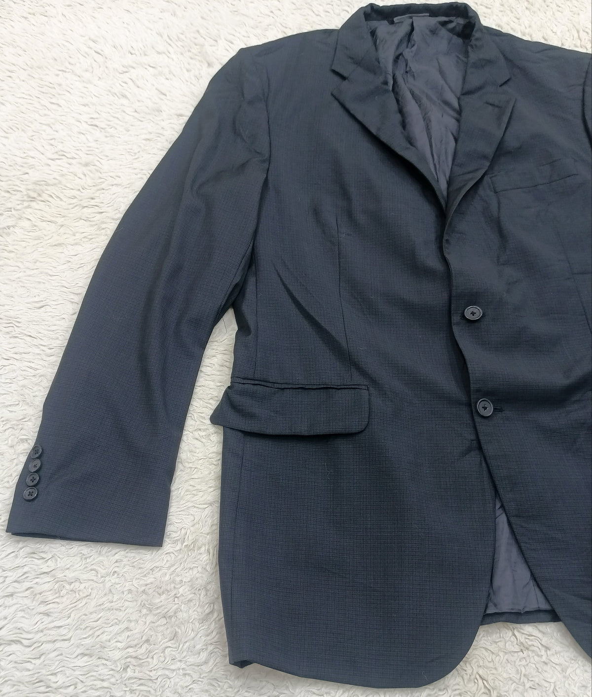 Men's Suit Jacket -  black -Thrift