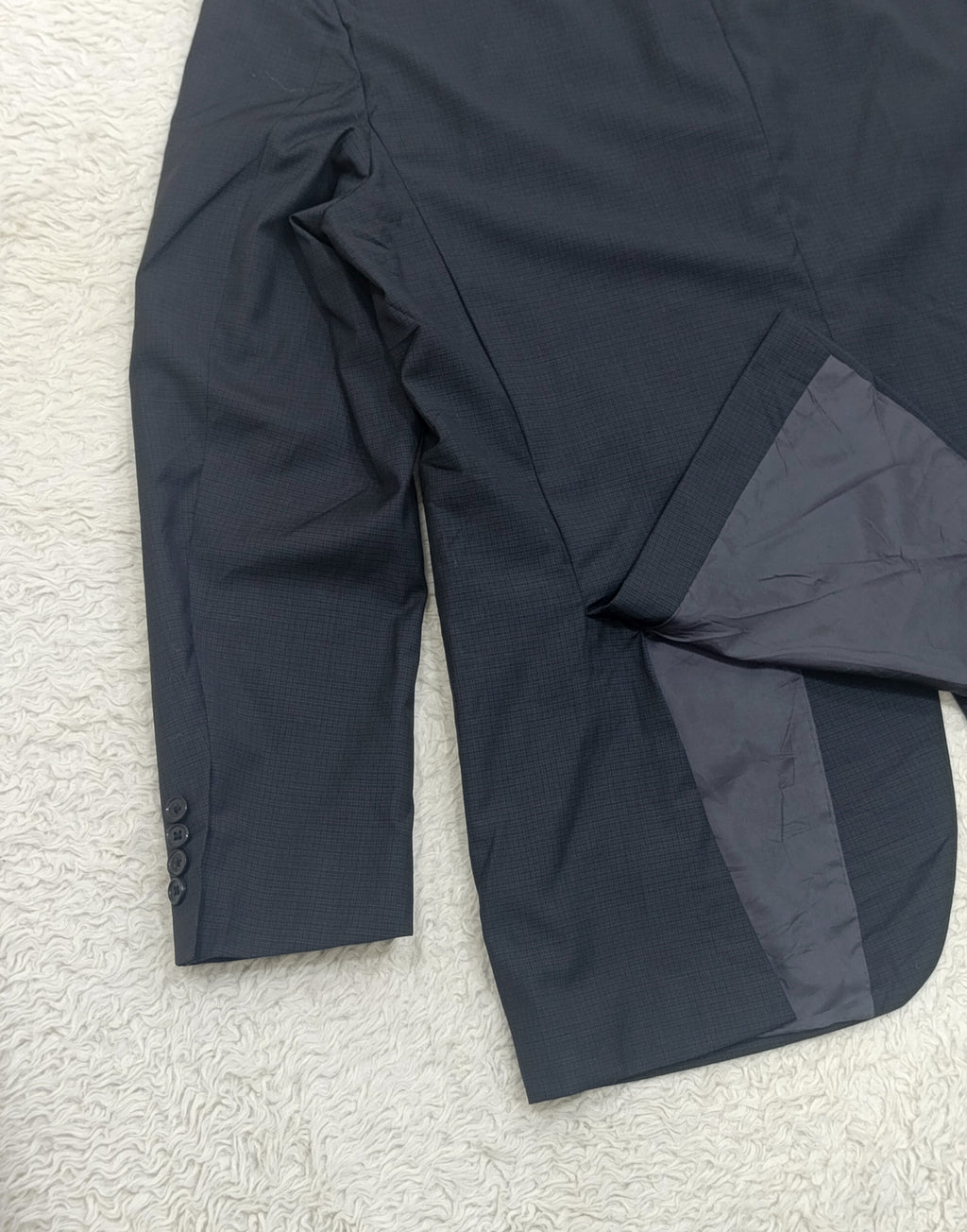 Men's Suit Jacket -  black -Thrift