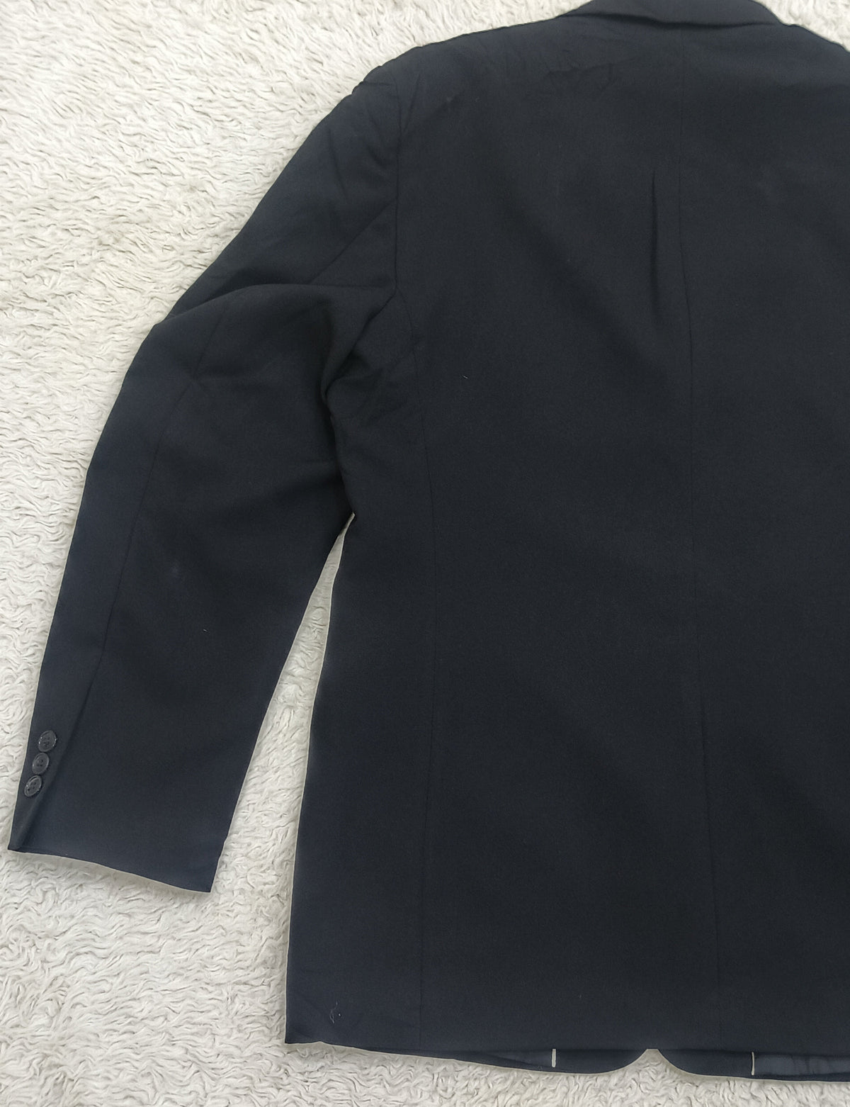 Men's Suit Jacket -  Black  -Thrift