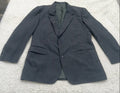 Men's Suit Jacket -  gray pinstripe -Thrift