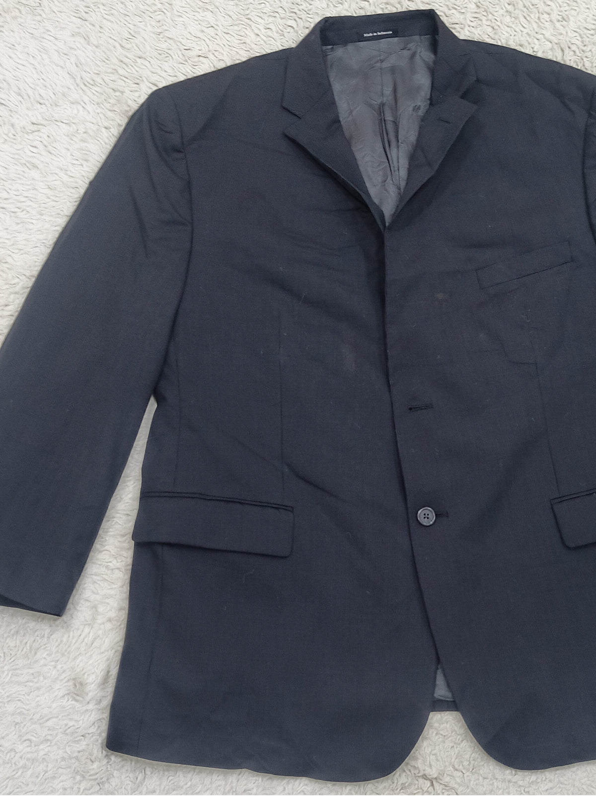 Men's Suit Jacket -black -Thrift