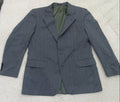 Men's Suit Jacket -Light Gray Pinstripe-Thrift