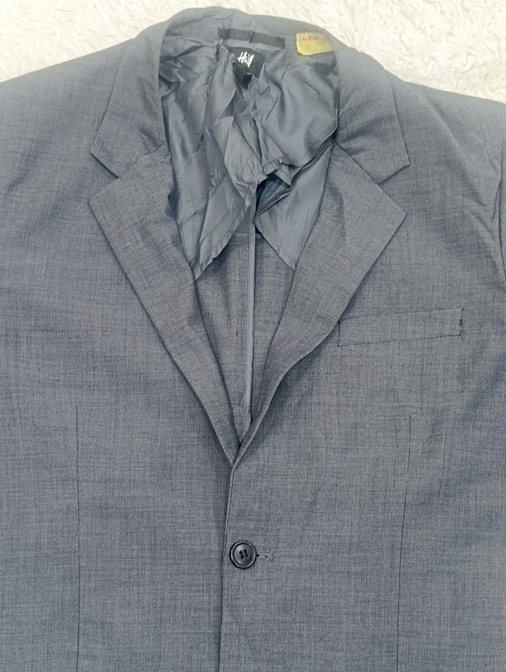 Men's Suit Jacket-Gray -Thrift
