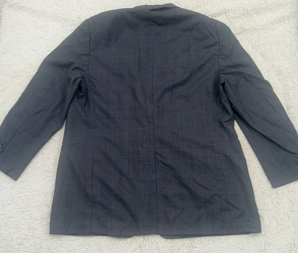 Men's Suit Jacket- Dark Gray -Thrift