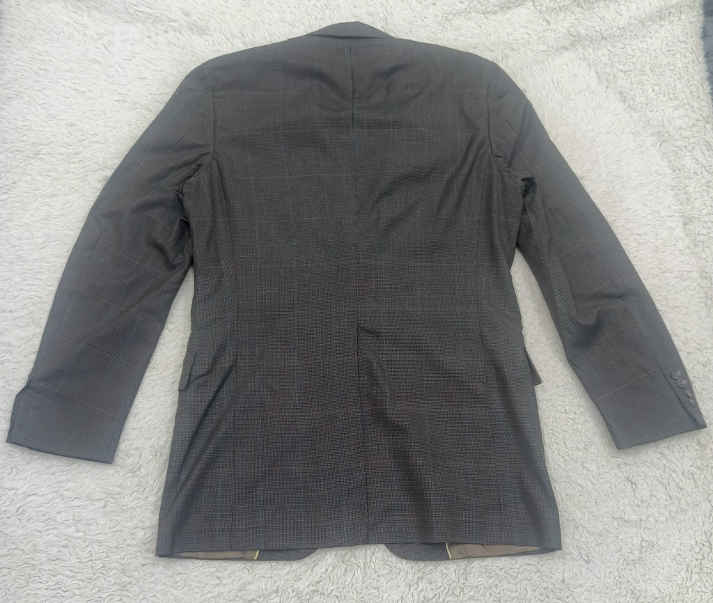Men's Suit Jacket -Checkered Pattern-Thrift