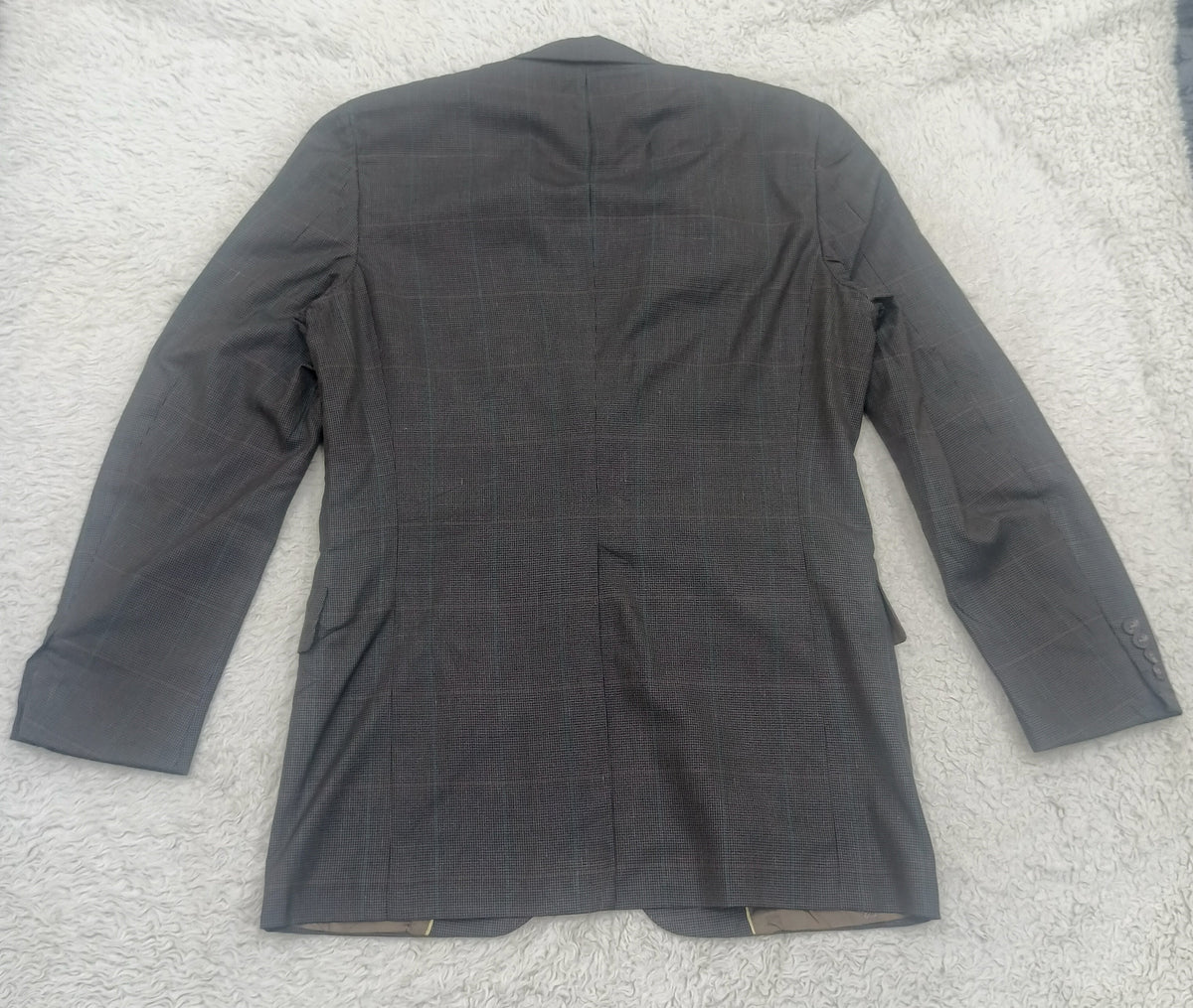 Men's Suit Jacket -Checkered Pattern-Thrift