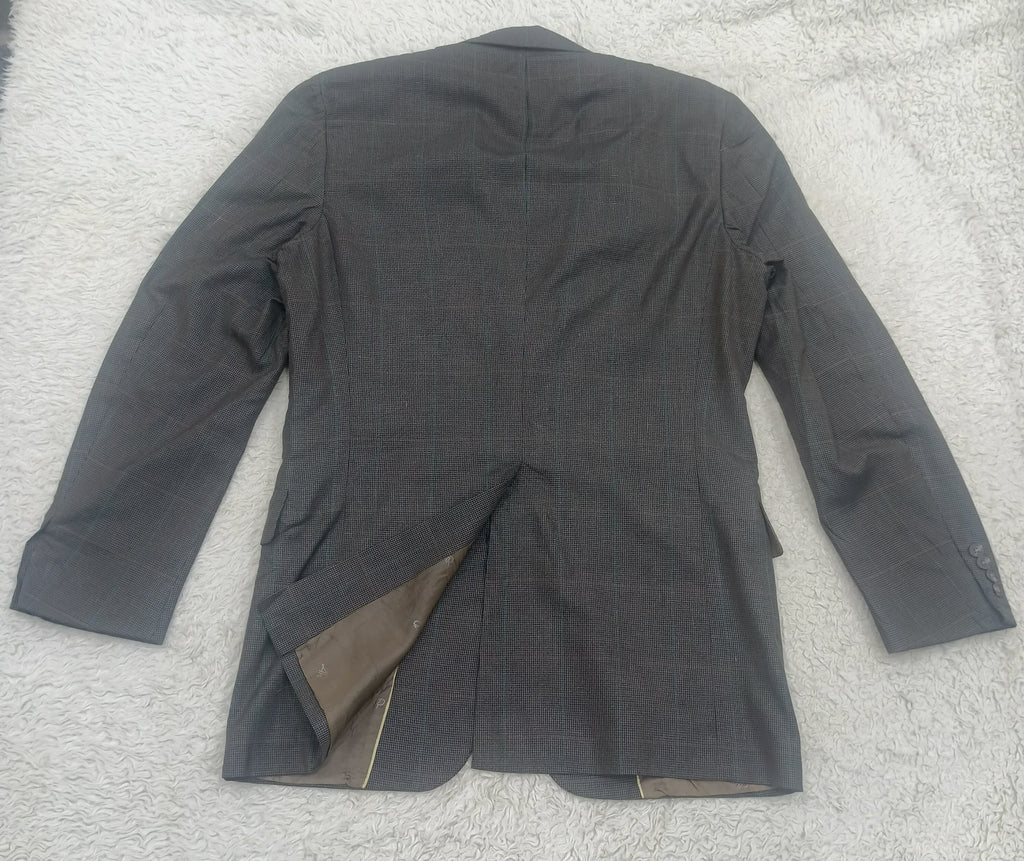Men's Suit Jacket -Checkered Pattern-Thrift