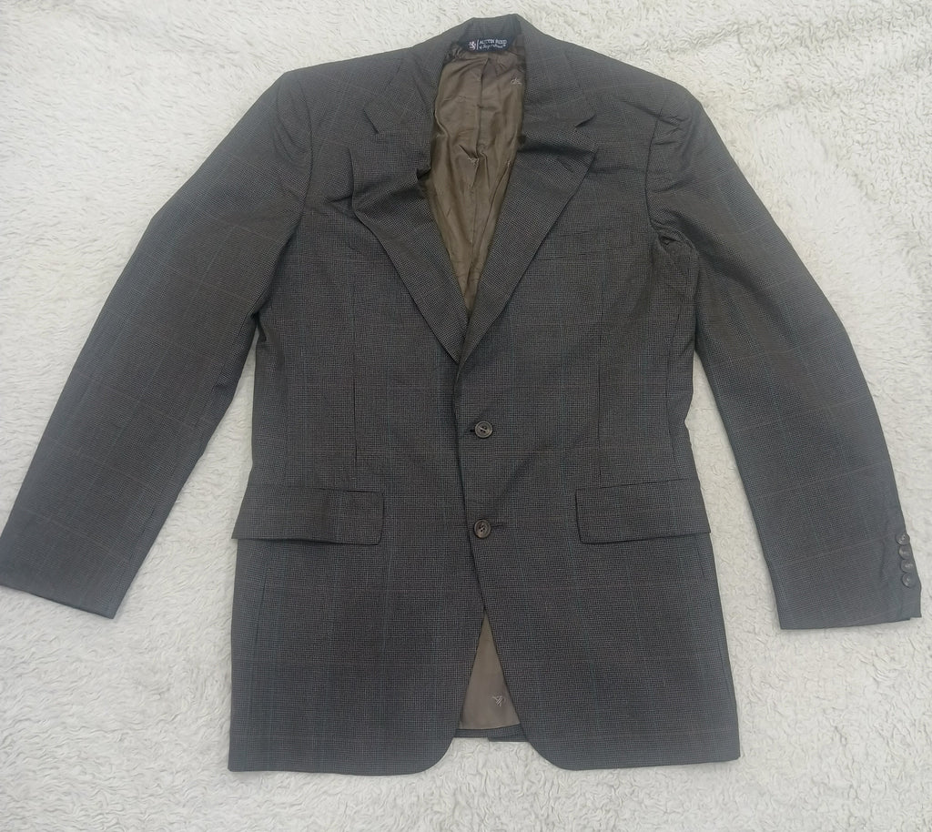 Men's Suit Jacket -Checkered Pattern-Thrift
